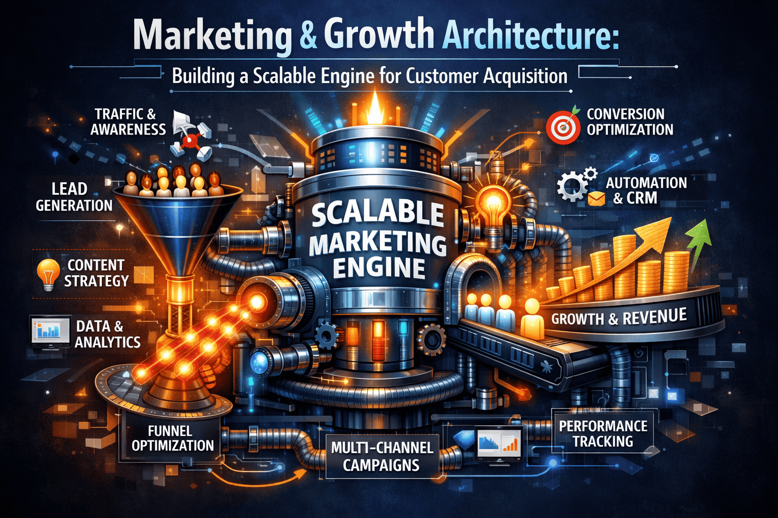 Marketing & Growth Architecture: Building a Scalable Engine for Customer Acquisition