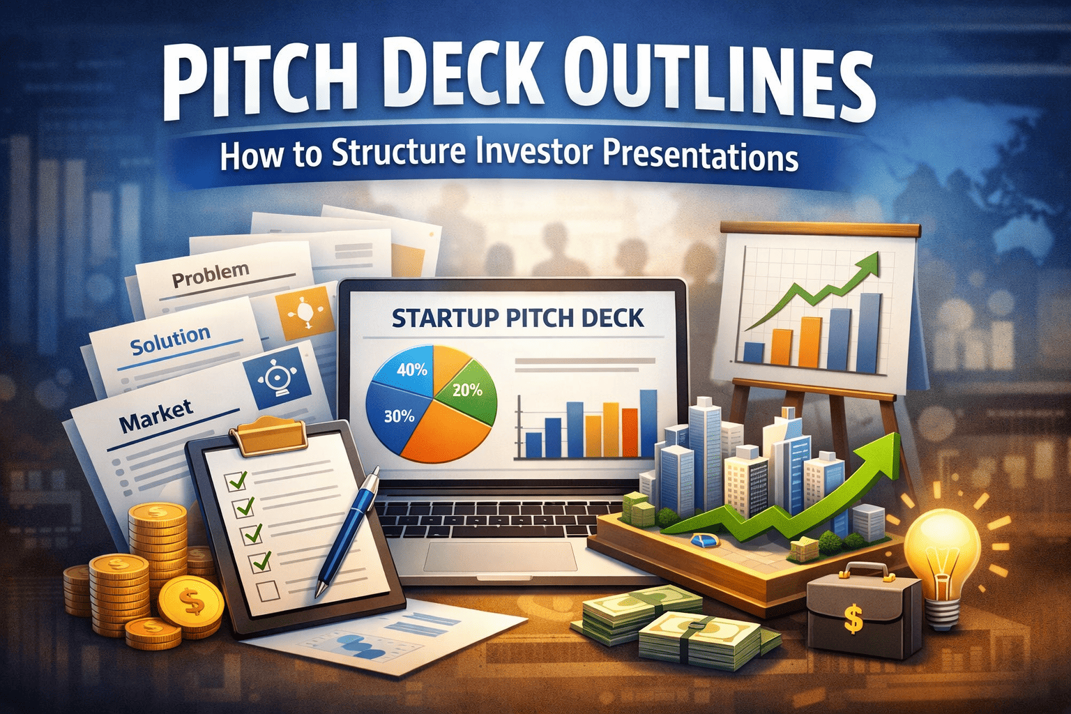 Pitch Deck Outlines: How to Structure Investor Presentations